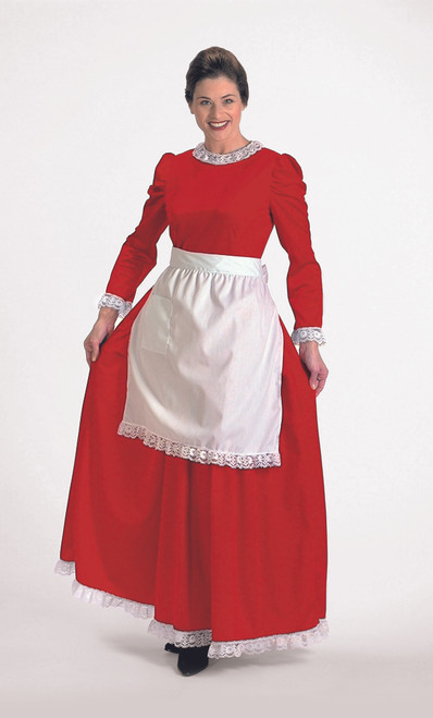 2 Piece Soft Red and White Mrs. Claus Christmas Charmer – Size Large - IMAGE 1