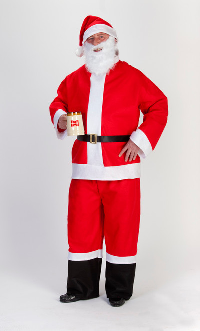 5 Piece Saloon Spree Santa Christmas Suit – Size Adult XXL - IMAGE 1