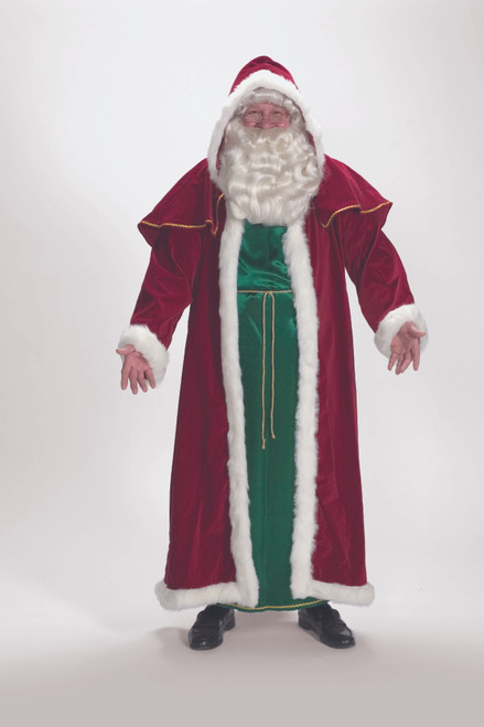 2-Piece Victorian Santa Christmas Suit - Adult Size-One Size Fits Most - IMAGE 1