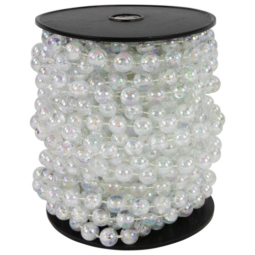 Commercial Beaded Christmas Garland - 33' x .5" - Iridescent - Unlit - IMAGE 1