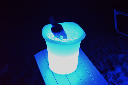 11" Remote Controlled Portable LED Illuminated Color Changing Ice Bucket - IMAGE 1