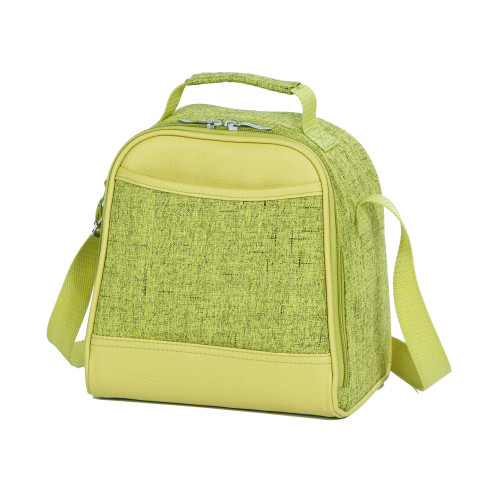 8.5 Lime Green Cache Lunch Bag - IMAGE 1