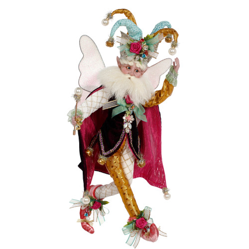 Mark Roberts Red and White Harlequin Christmas Fairy- Medium 16" - IMAGE 1