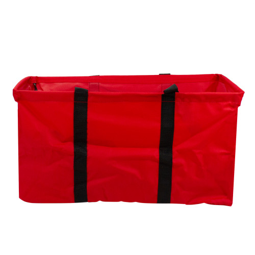 22" Red Collapsible Multi-Purpose Christmas Storage Bag with Carrying Handles - IMAGE 1