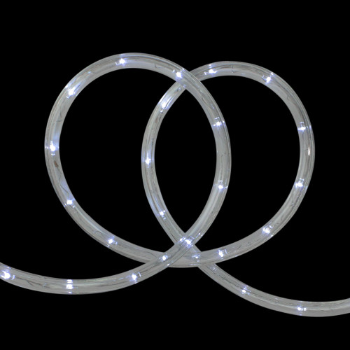 96' White LED Flexible Christmas Rope Light - IMAGE 1