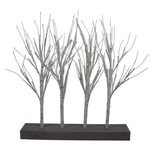 19.5" LED Battery Operated Warm White Cluster Tree - IMAGE 1