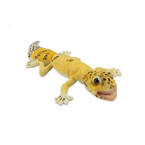 Set of 6 Handcrafted Carrot Tail Gecko Stuffed Animals 10.2" - IMAGE 1