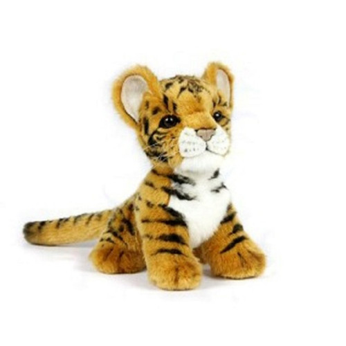 Tiger Cub Stuffed Animals - 6.5" - Golden Brown and Black - Set of 6 - IMAGE 1