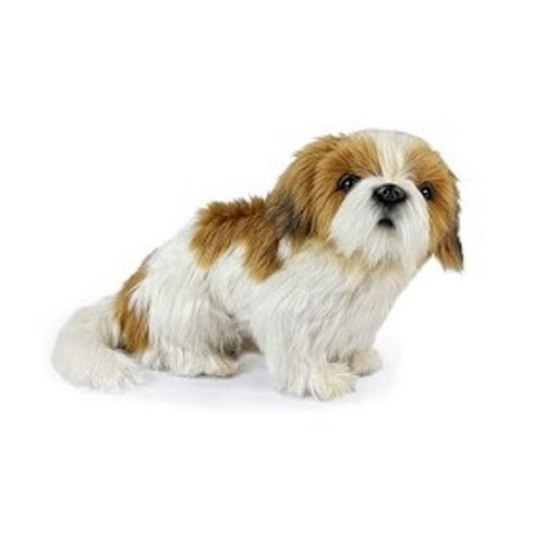Set of 3 Handcrafted  Shih Tzu Dog Stuffed Animals 11.75" - IMAGE 1