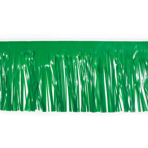 15" x 10' Shamrock Green Christmas Fringe Party Streamer - IMAGE 1