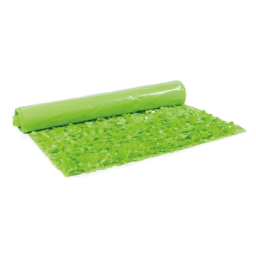 15' Lime Green Contemporary Floral Sheeting Party Streamers - IMAGE 1