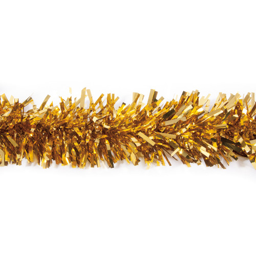 25' Gold Metallic Twist Novelty Christmas Garland - IMAGE 1