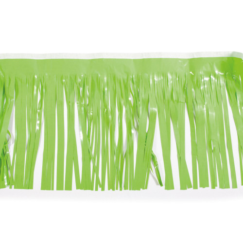 15" x 10' Light Green Christmas Fringe Party Streamer - IMAGE 1