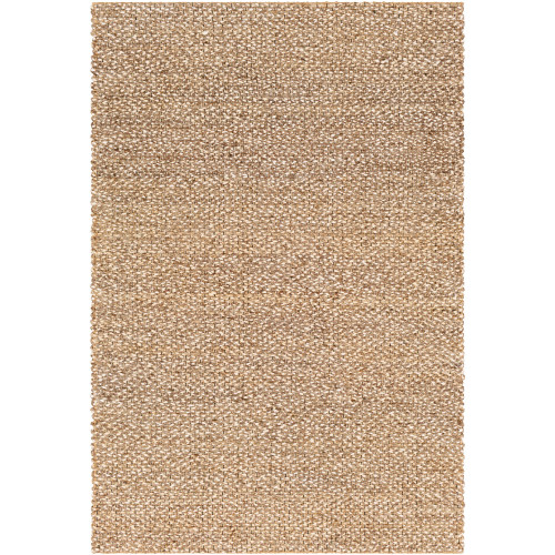 8' x 10' Solid Taupe Rectangular Area Rug - IMAGE 1