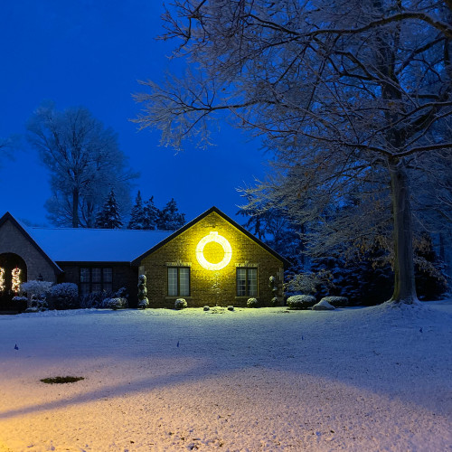 LED Lighted Commercial Christmas Ornament Outdoor Decoration - 11.75' - Warm White - IMAGE 1