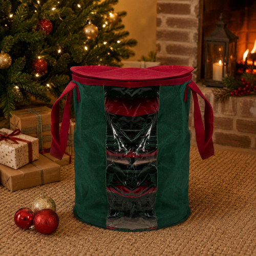 Christmas Light Storage Organizer with Clear Window - 12" - IMAGE 1