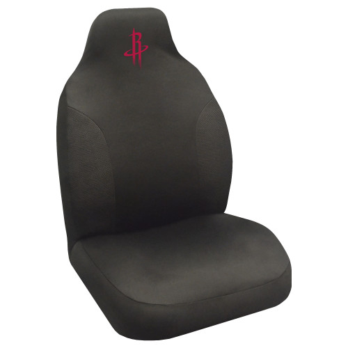 48" Black and Red NBA Houston Rockets Seat Cover - IMAGE 1