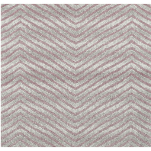 8’ x 8’ Poetic Chevron Pattern Purple and Gray Broadloom Square Area Throw Rug - IMAGE 1