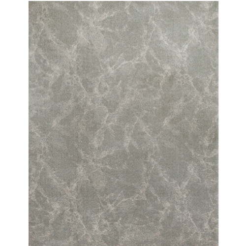 12' Quartz Abstract Design Gray and Ivory Broadloom Round Polypropylene Area Rug - IMAGE 1