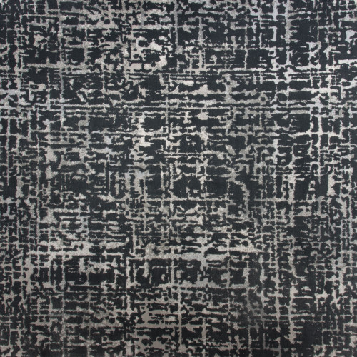 6’ x 6’ Passionate Abstract Design Gray and Ivory Broadloom Square Area Throw Rug - IMAGE 1