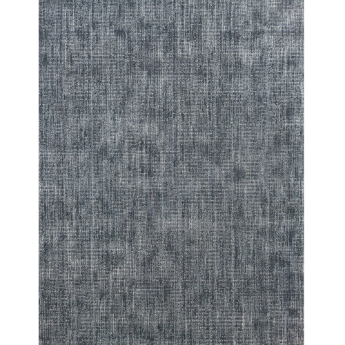 6' Blue and Ivory Broadloom Round Area Rug - IMAGE 1