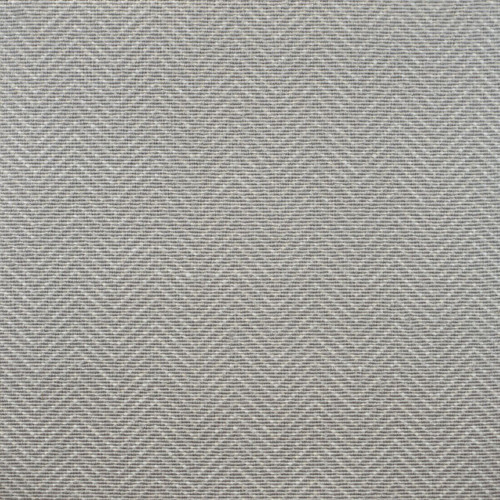 8' Fossil Gray and Ivory Chevron Hand Woven Round Area Throw Rug - IMAGE 1