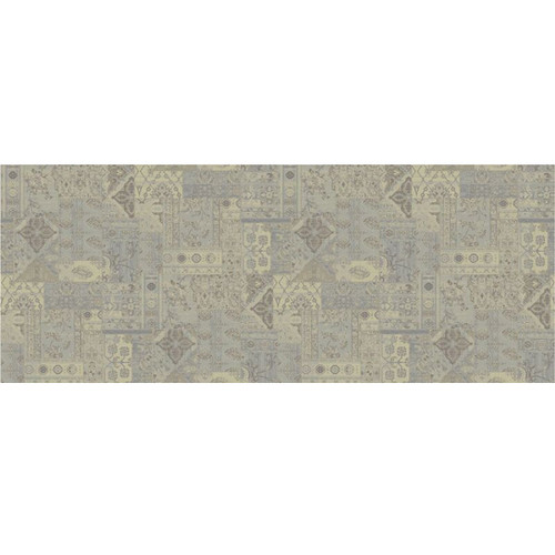 6' Orient Gray Woven Ultra-Soft Pile Round Area Rug - IMAGE 1