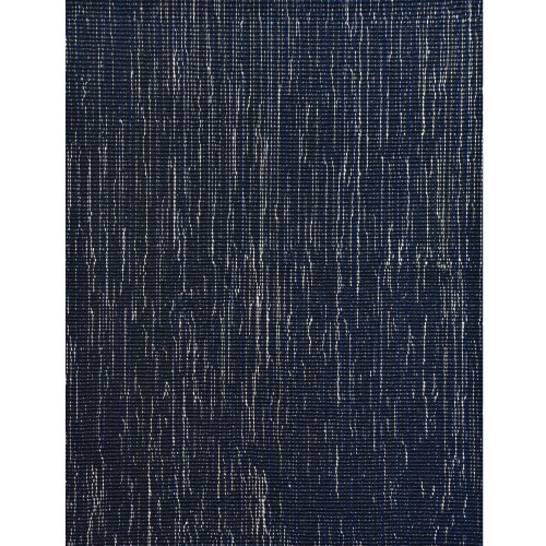 8' x 11' Blue and Ivory Rectangular Wool Blend Area Rug - IMAGE 1