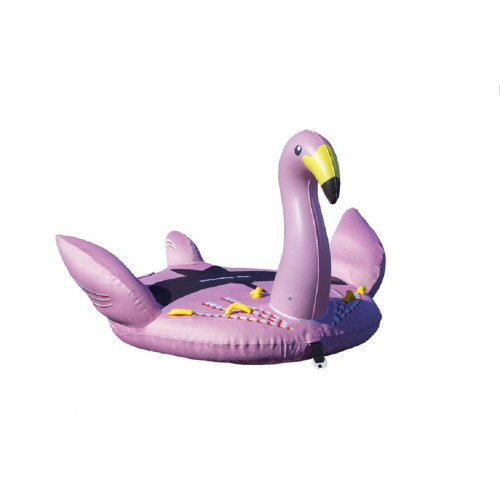 Inflatable Lay-On Flamingo Towable Float - 82" - Pink - IMAGE 1