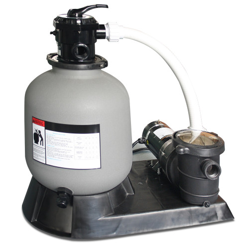 1.0 HP Sand Filter Combo with Pump Pressure for Above Ground Pools - 16" - IMAGE 1