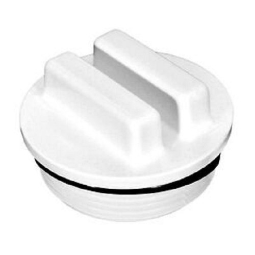 White Hayward Winter Drain Plug Filter with O-Ring - IMAGE 1