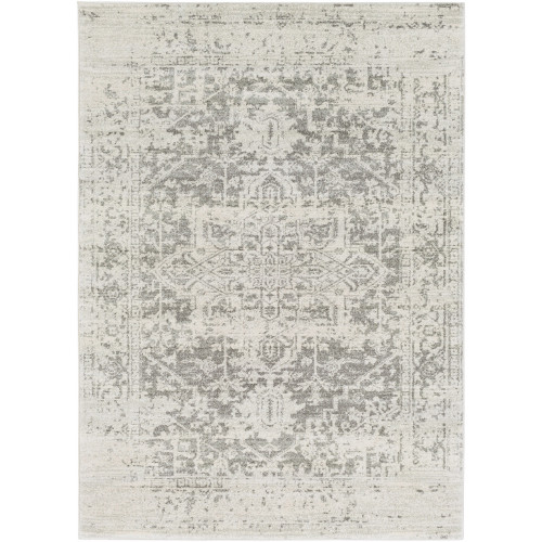 12' x 15' Persian Style Gray and Beige Rectangular Area Throw Rug - IMAGE 1