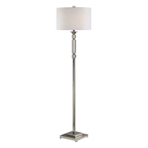 65.5” Volusia Nickel Floor Lamp - IMAGE 1