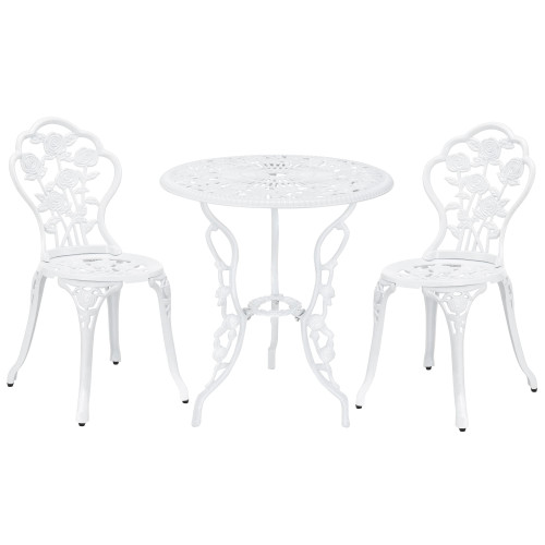 3pc Rose Outdoor Garden Bistro Set - 32.5" - IMAGE 1