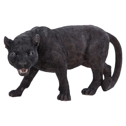 31.25" Cautious Panther Stalking Outdoor Garden Statue - IMAGE 1