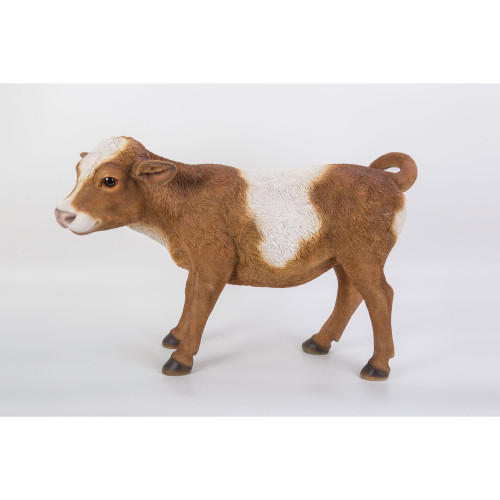 25.25" Standing Cow Outdoor Garden Statue - IMAGE 1