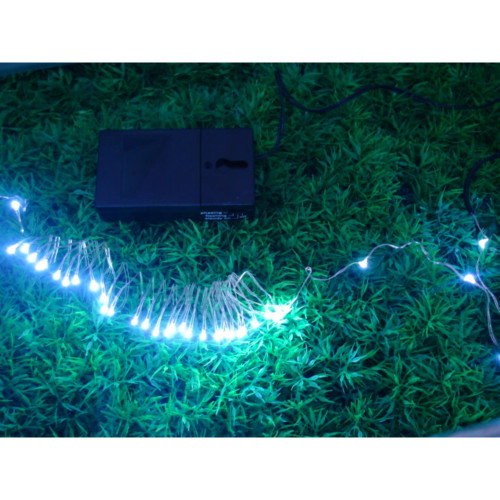 36 White Battery Operated LED String Lights - 9 ft (Pack of 2) - IMAGE 1