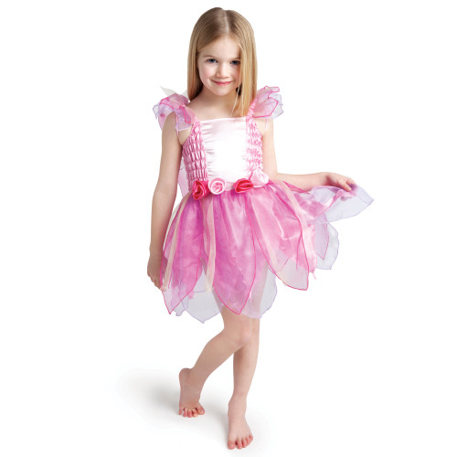 Pink and White Princess Fairy Girl Toddler Halloween Costume - Small - IMAGE 1