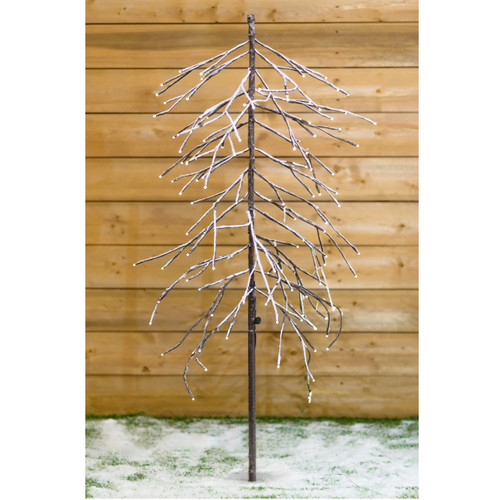 3.75' Pre-Lit Pencil Functional Inverted Artificial Christmas Tree - Warm White LED Lights - IMAGE 1