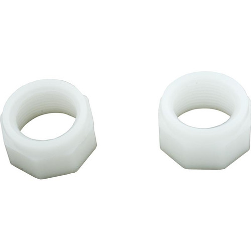 Plastic Feed Hose Mender Nut Replacement Automatic Pool Cleaner - 2" - Set of 2 - IMAGE 1