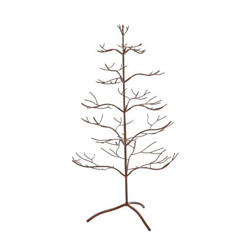 36" Brown Mahogany Ornamental Artificial Tree - Unlit - IMAGE 1