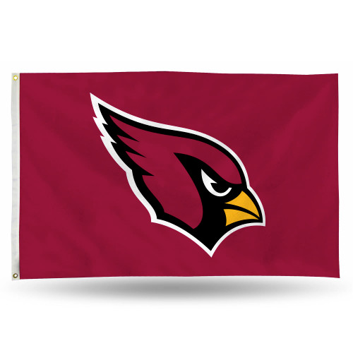 3' x 5' Red and Black NFL Arizona Cardinals Rectangular Banner Flag - IMAGE 1