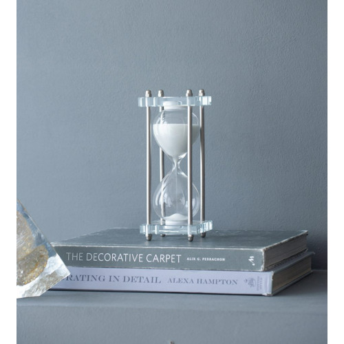 15-Minute Hourglass with White Sand - 8" - IMAGE 1
