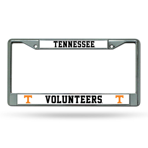 6" x 12" Orange and Black College Tennessee Volunteers License Plate Cover - IMAGE 1
