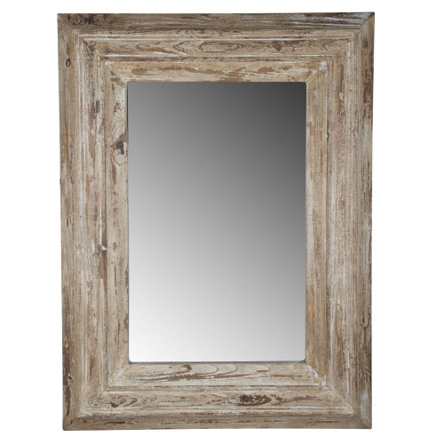 Distressed Colfax Framed Wall Mirror - 39.5" - IMAGE 1