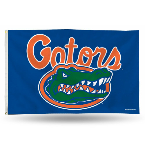 3' x 5' Green and Blue College Florida Gators Rectangular Banner Flag - IMAGE 1