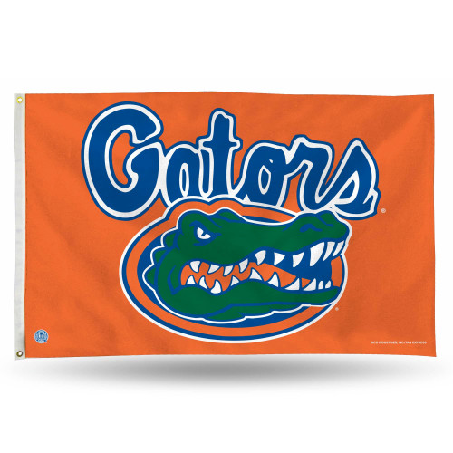 3' x 5' Green and Orange College Florida Gators Rectangular Banner Flag - IMAGE 1