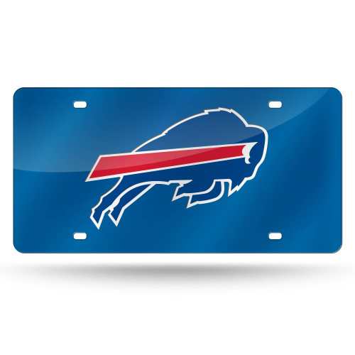 12" Blue and White NFL Buffalo Bills Tag - IMAGE 1