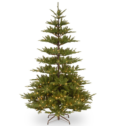7.5’ Pre-Lit Glenwood Fir Artificial Christmas Tree, Clear Lights - IMAGE 1