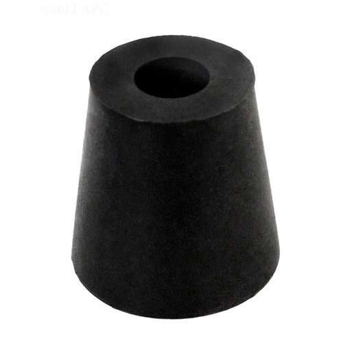 1"  Black Rubber Cord Stopper Seals Pool Light Conduit - IMAGE 1